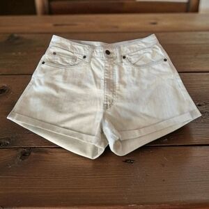 Ralph Lauren Denim & Supply Jean Shorts Cuffed Women Size 28 High Rise Santo